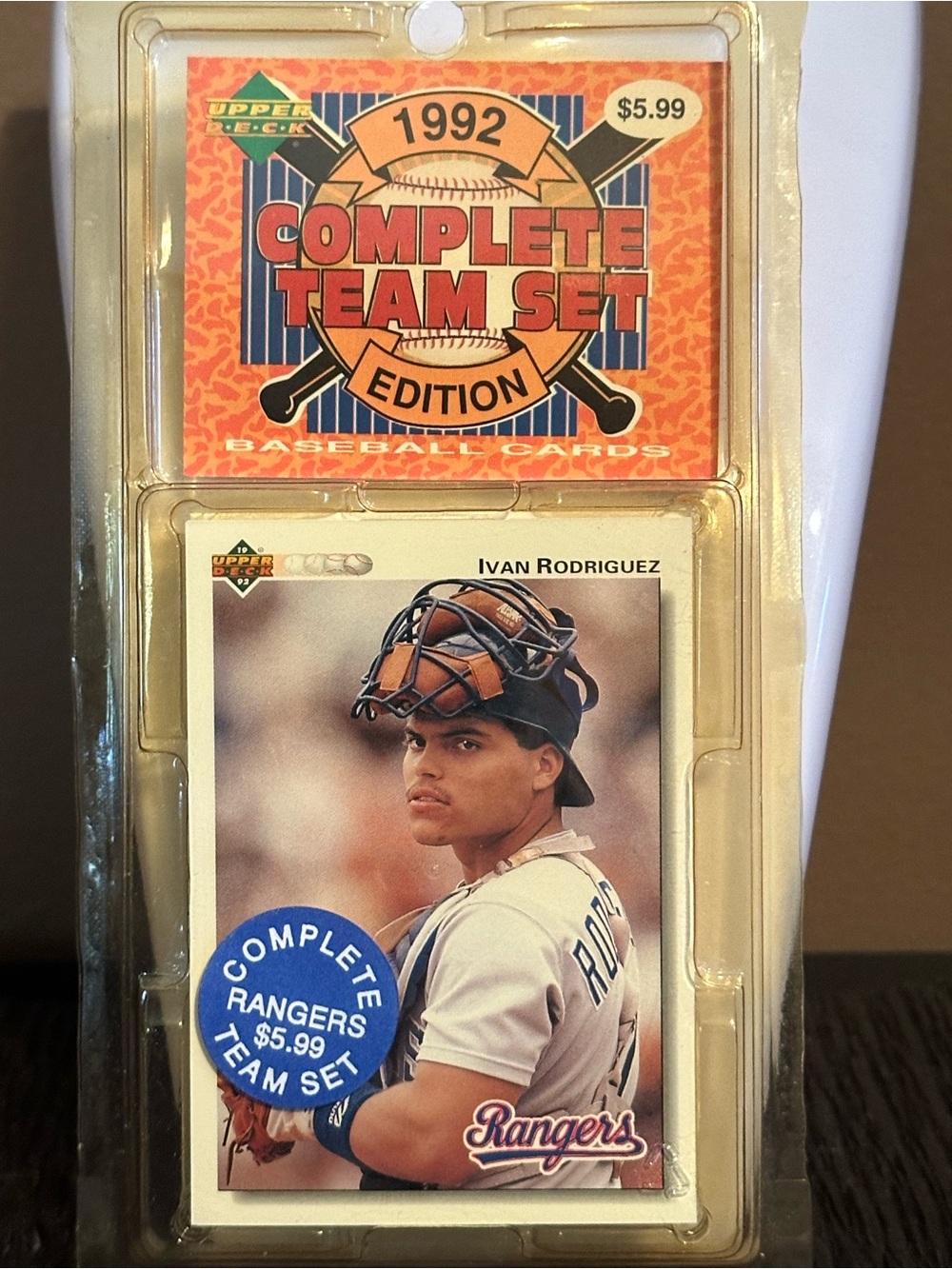 Upper Deck 1992 Complete Team Set - Texas Rangers